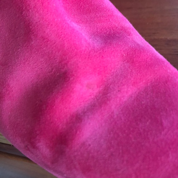 Stuart Weitzman hot pink suede Demi Benatar bootie - Picture 6 of 9